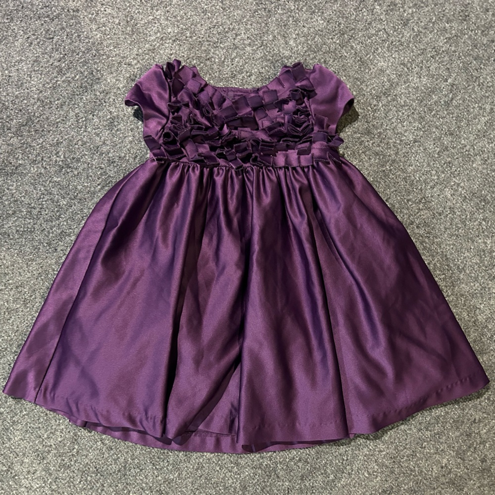 Fancy Purple 18mo Little Girls Holiday Edition Dress